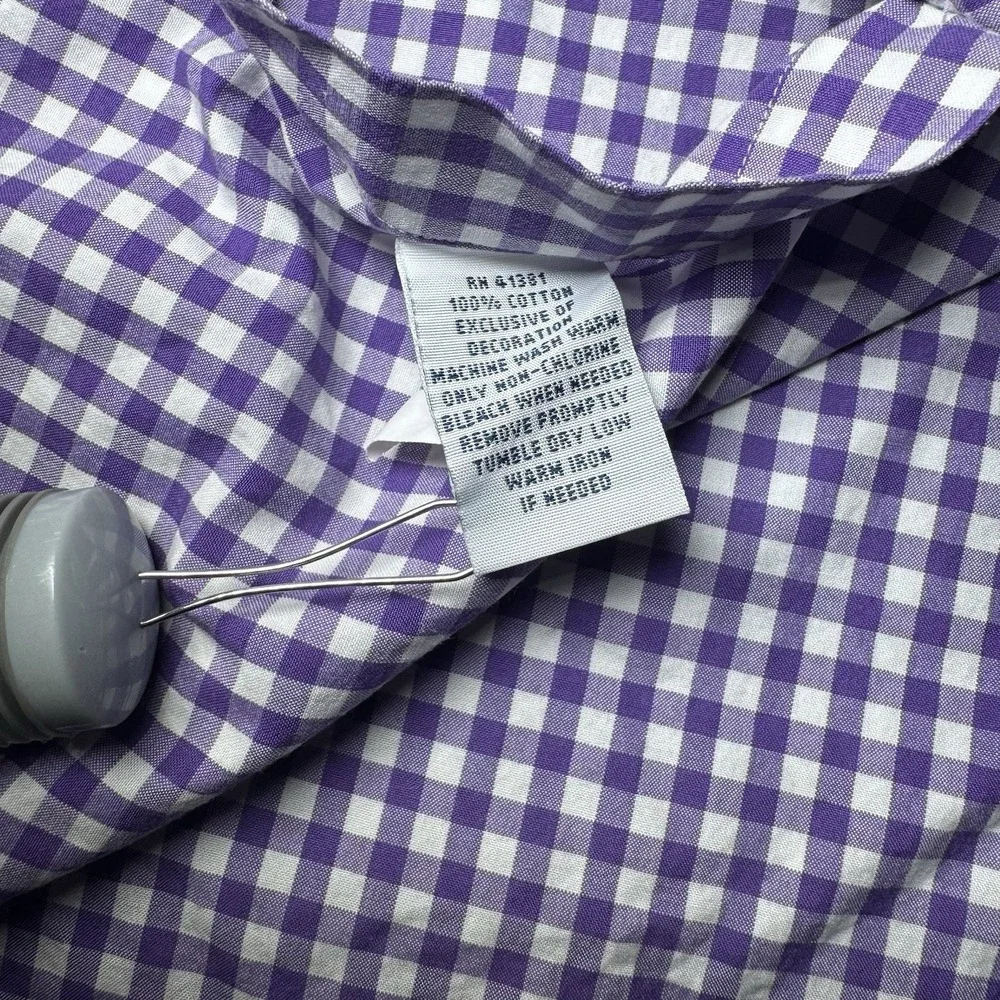 Polo Ralph Lauren Button Down Shirt Plaid Checkered Men XL Long Sleeve Lot of 2